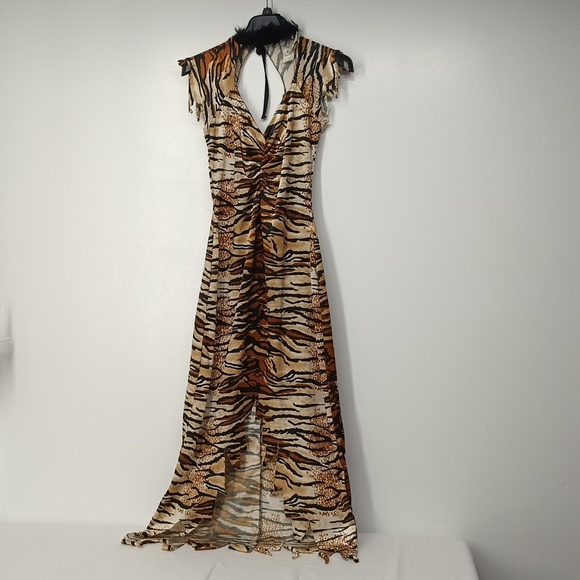 Rubi's tiger adult costume women's 8 - 10 animal tiger forest cat jungle - Picture 10 of 10